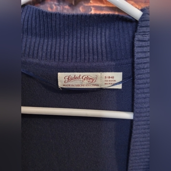 Faded Glory Womens Small Cardigan - Picture 5 of 6